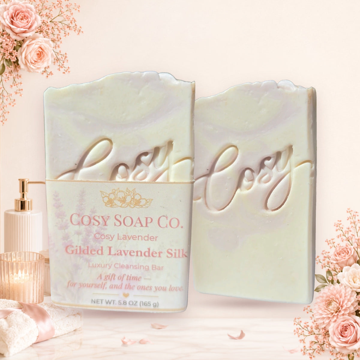 Gilded Lavender Silk